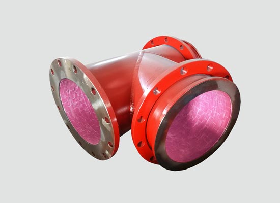 <strong>耐磨陶瓷三通管路|陶瓷复合三通</strong>