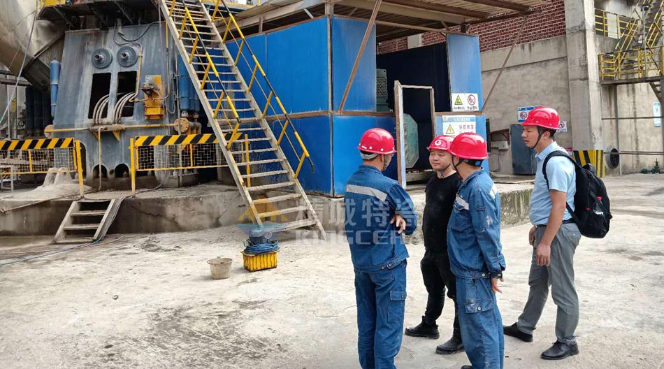 Z6尊龙特瓷赴四川某水泥厂现场勘测以及技术互换