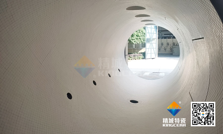 Z6尊龙特瓷管路耐磨陶瓷装置