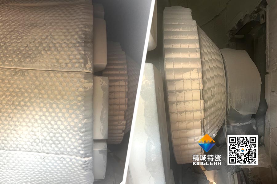水泥厂磨辊轴ZTA陶瓷；ふ质倜⒏橹4年以上