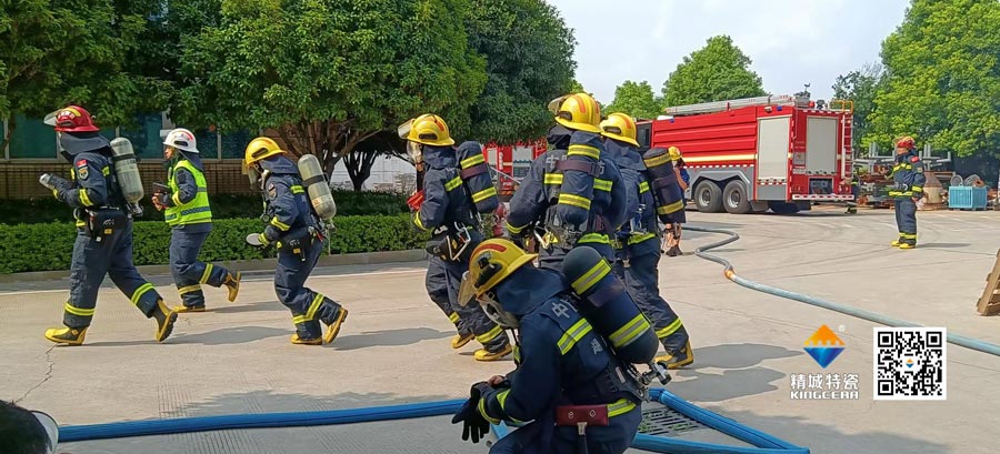 Z6尊龙积极共同消防结合演练，共筑安全出产防线