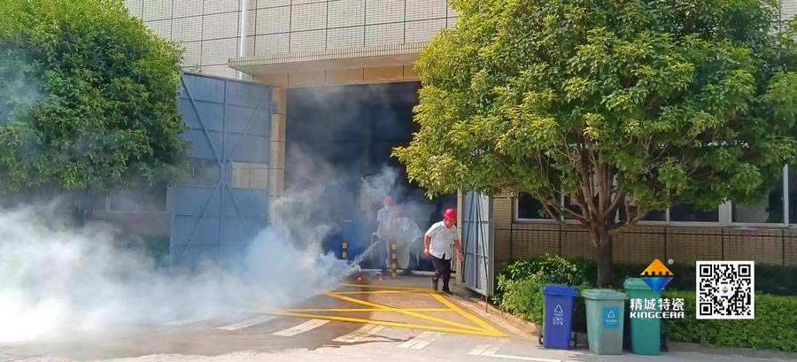 Z6尊龙积极共同消防结合演练，共筑安全出产防线